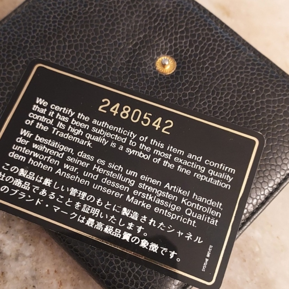 Chanel caviar wallet - Picture 4 of 7